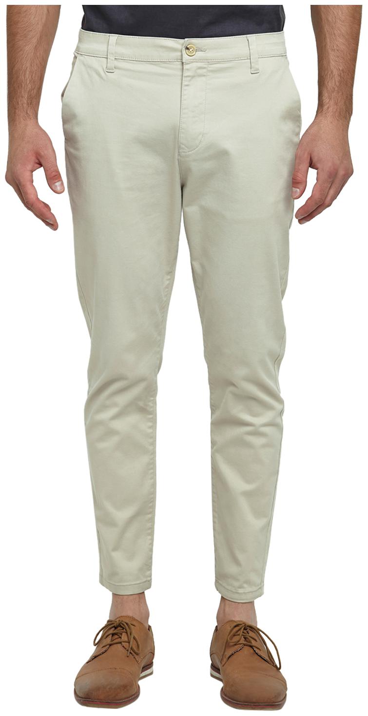 

Urban Ranger by Pantaloons Men Beige Solid Straight fit Wrinkle free Regular trousers