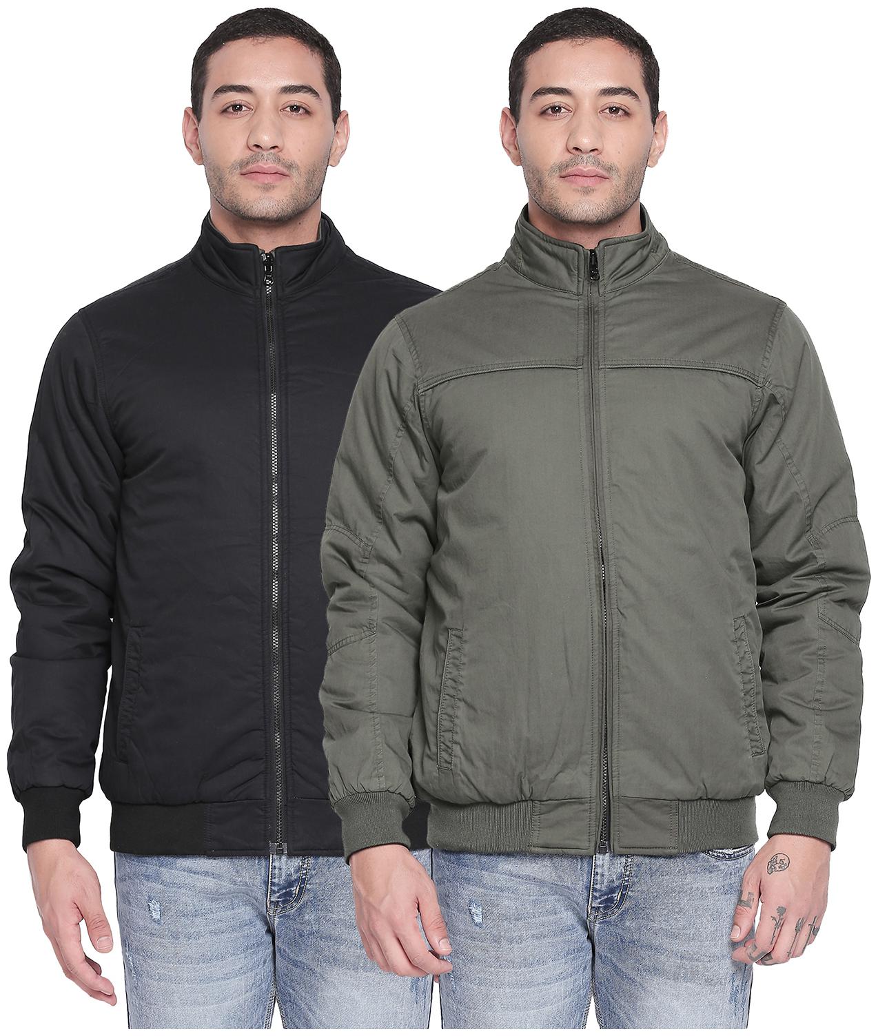 

Urban Ranger by Pantaloons Mens Jacket Black Green