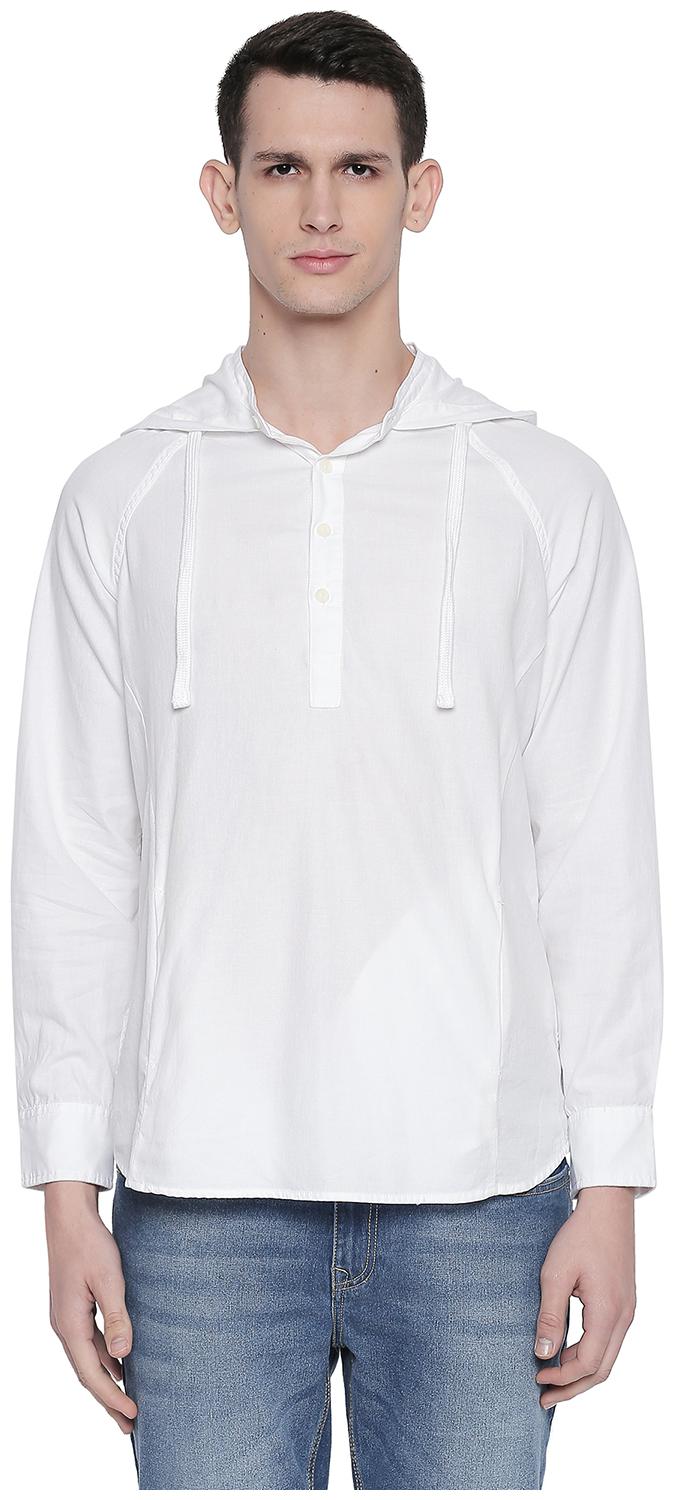 

Urban Ranger by Pantaloons Men White Solid Slim Fit Casual Shirt