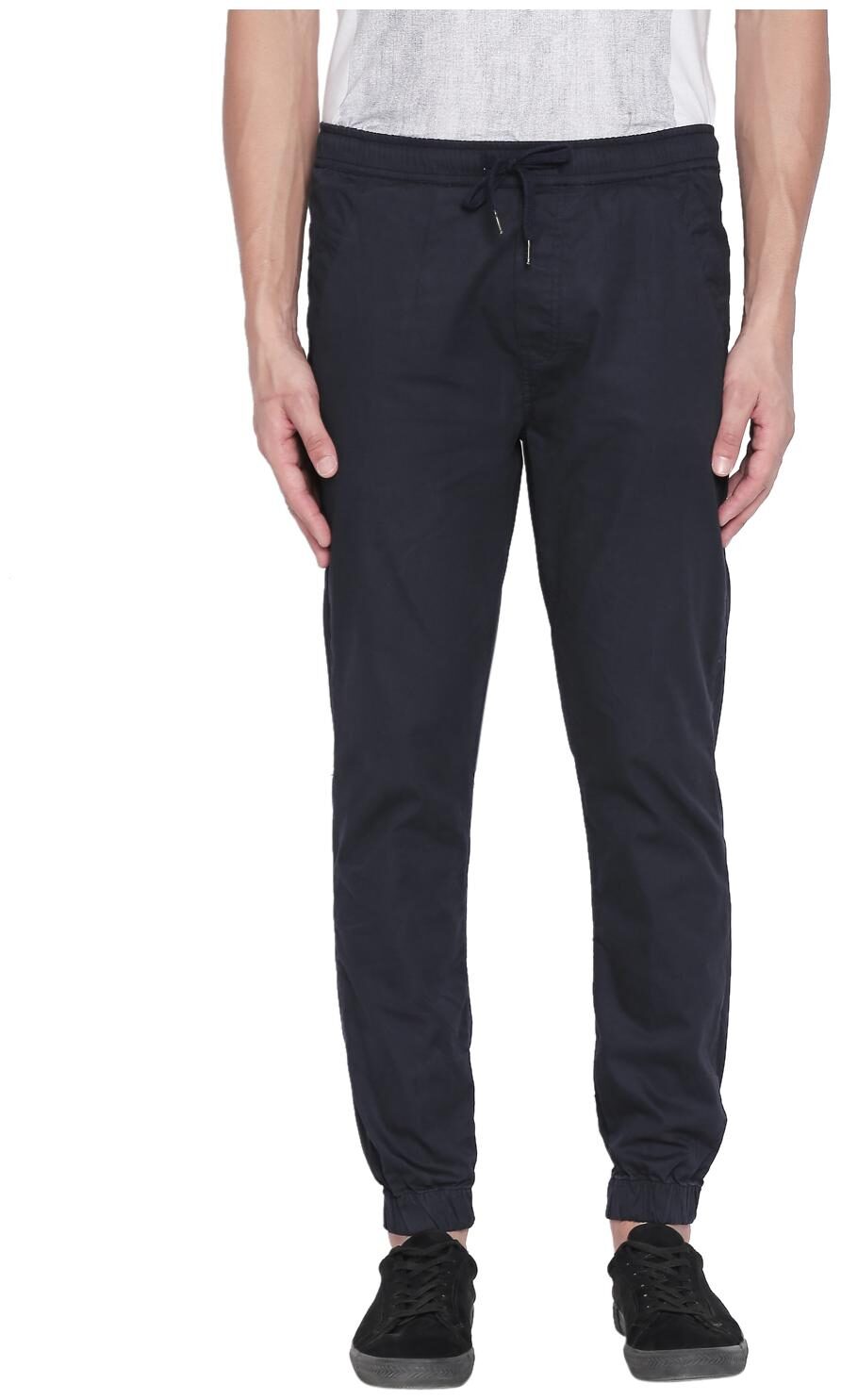 

Urban Ranger by Pantaloons Men Navy blue Solid Slim fit Joggers