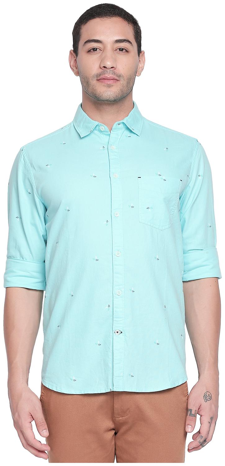 

Urban Ranger by Pantaloons Mens Shirt -Blue