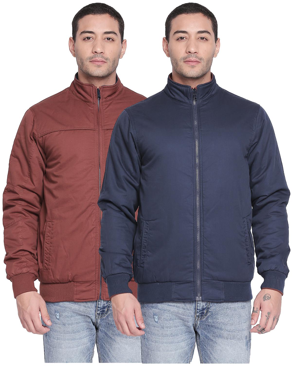 

Urban Ranger by Pantaloons Mens Jacket Brown Blue