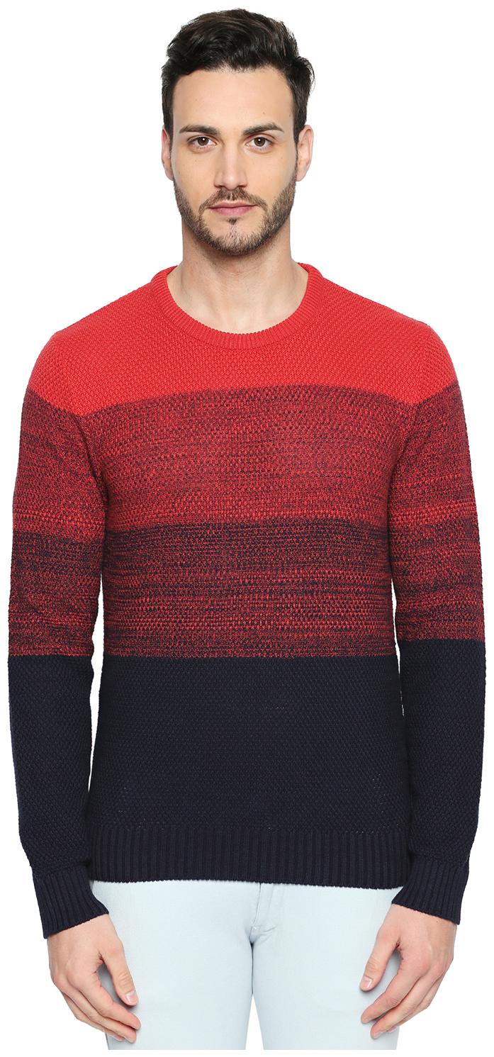 

Urban Ranger by Pantaloons Men Red Round neck Pullover