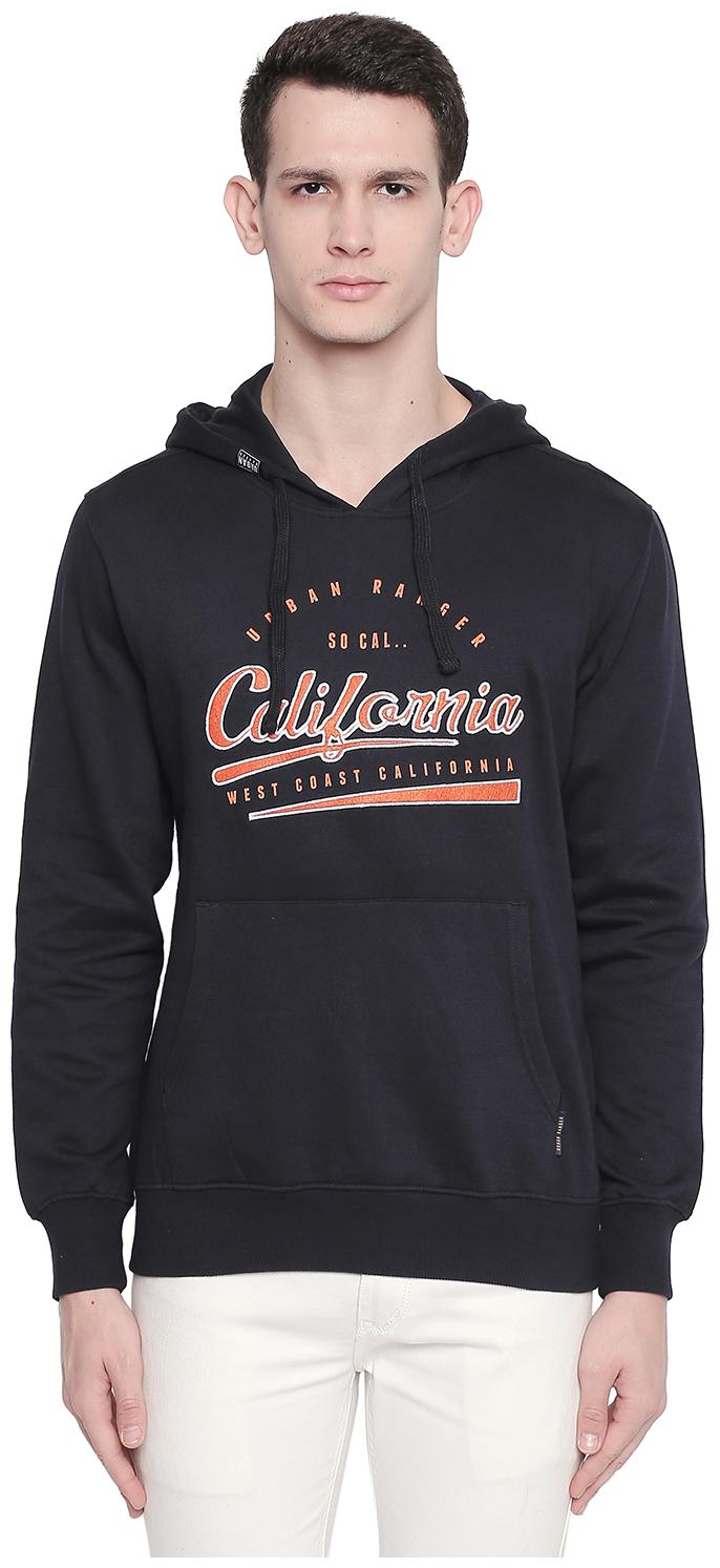 

Urban Ranger by Pantaloons Cotton Printed Men Blue Sweatshirt