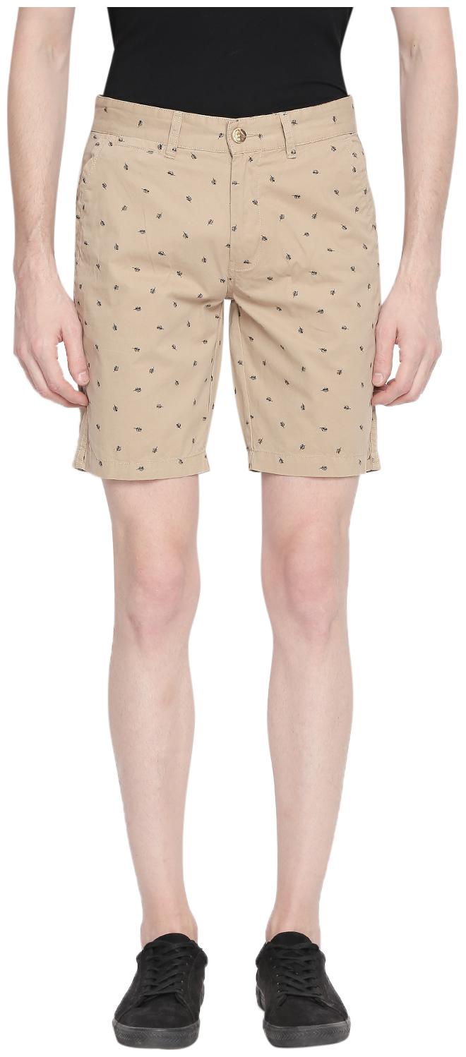 

Urban Ranger by Pantaloons Men Beige Slim Fit Regular Shorts
