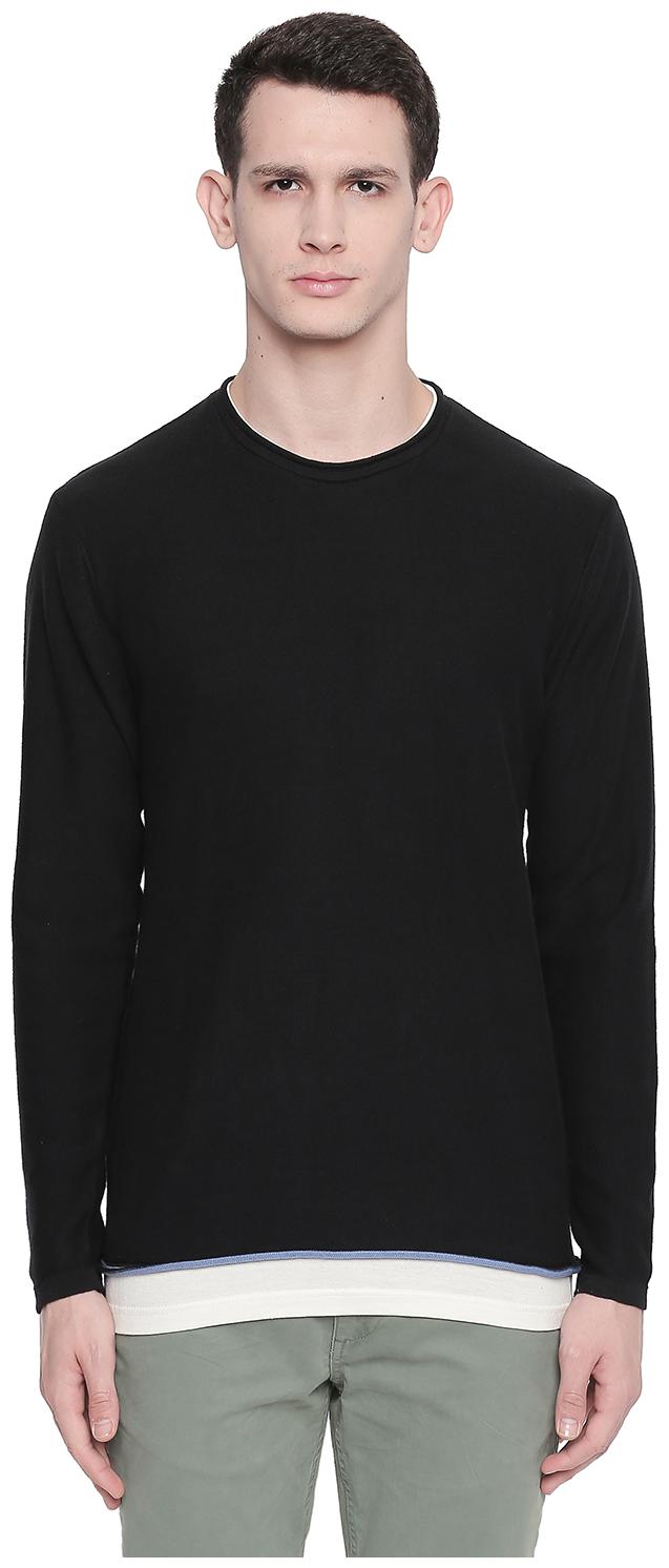 

Urban Ranger by Pantaloons Men Black Round neck Pullover