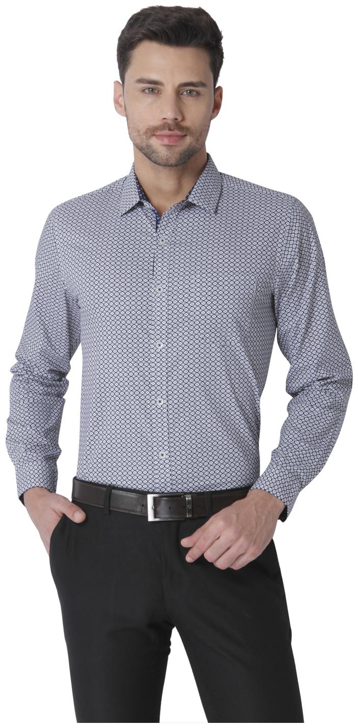 

URBAN SCOTTISH Men Slim fit Formal Shirt - Grey