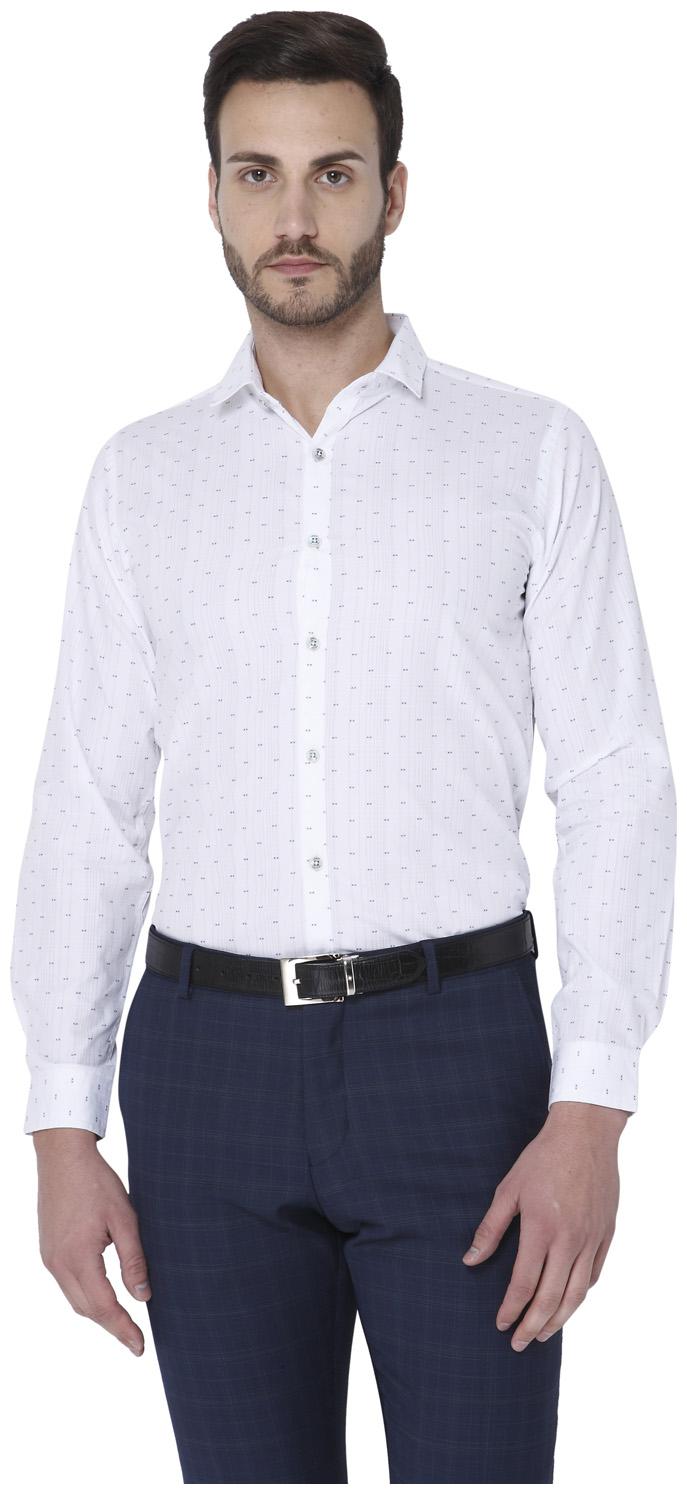 

URBAN SCOTTISH Men Super slim fit Formal Shirt - White