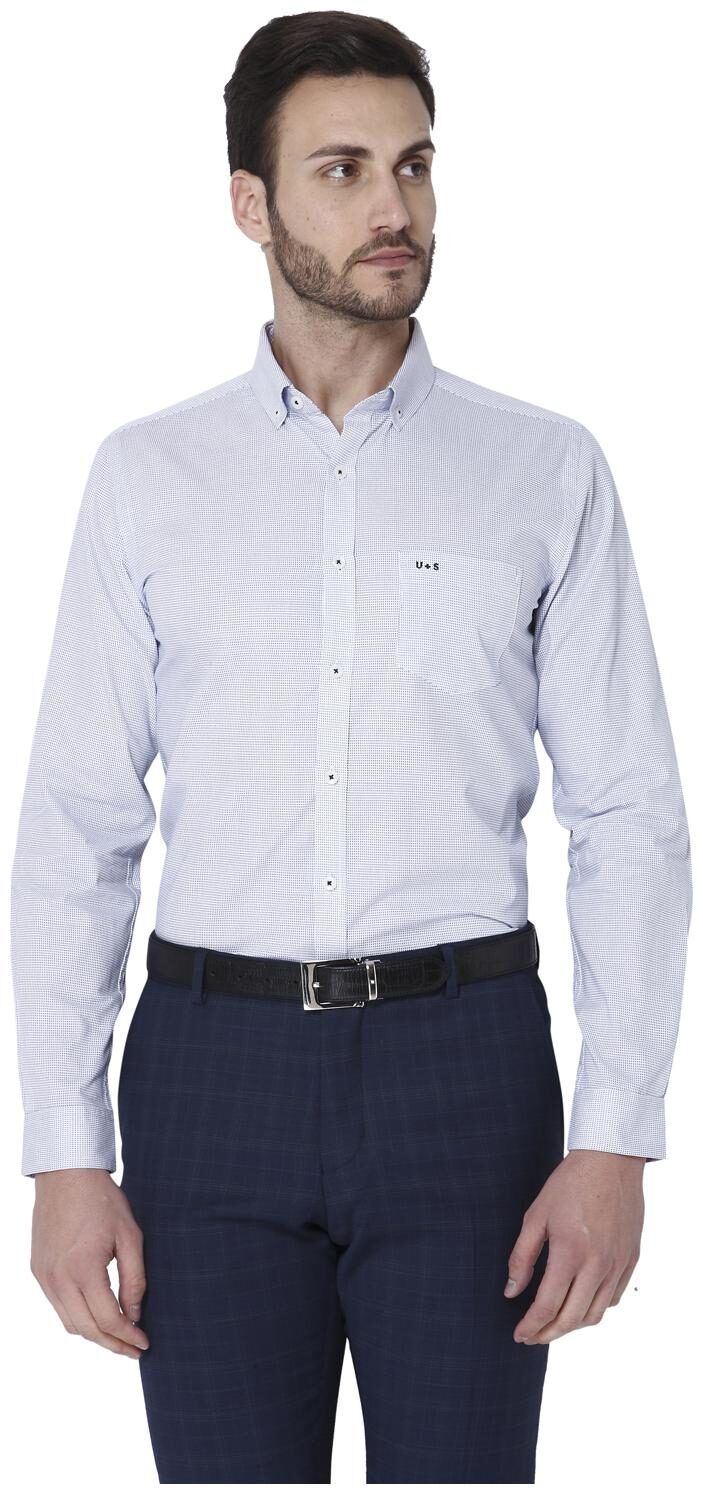 

URBAN SCOTTISH Men Super slim fit Formal Shirt - White