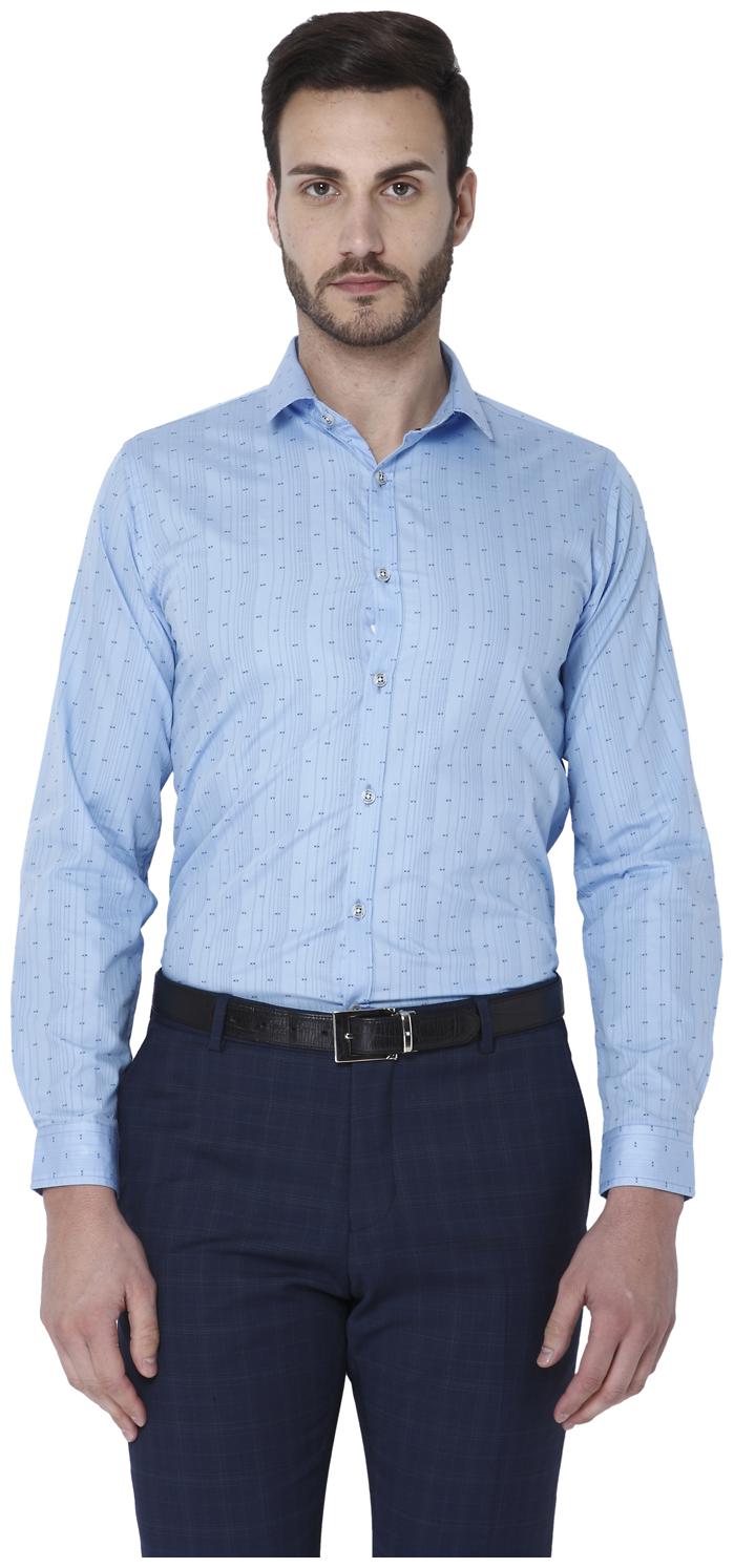 

URBAN SCOTTISH Men Super slim fit Formal Shirt - Blue