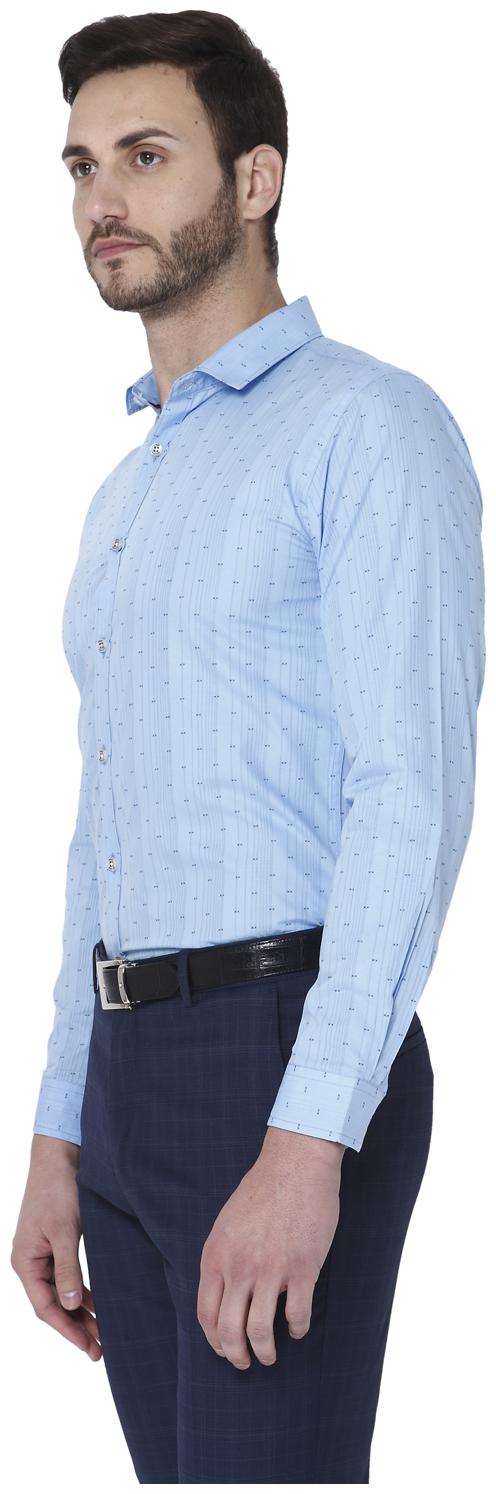 

URBAN SCOTTISH Men Super slim fit Formal Shirt - Blue