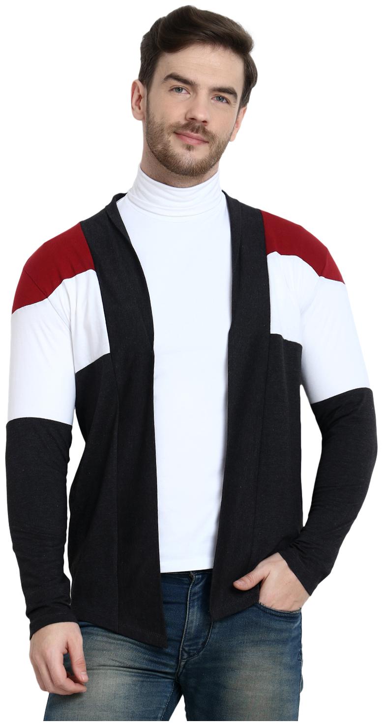 

URBAN VIEW Men Multi Colorblocked Shrug