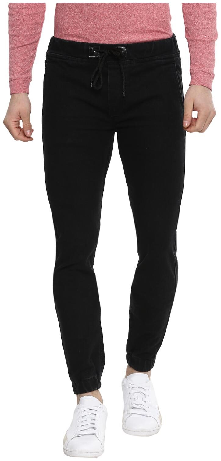 

Urbano Fashion Men Black Slim Fit Jeans