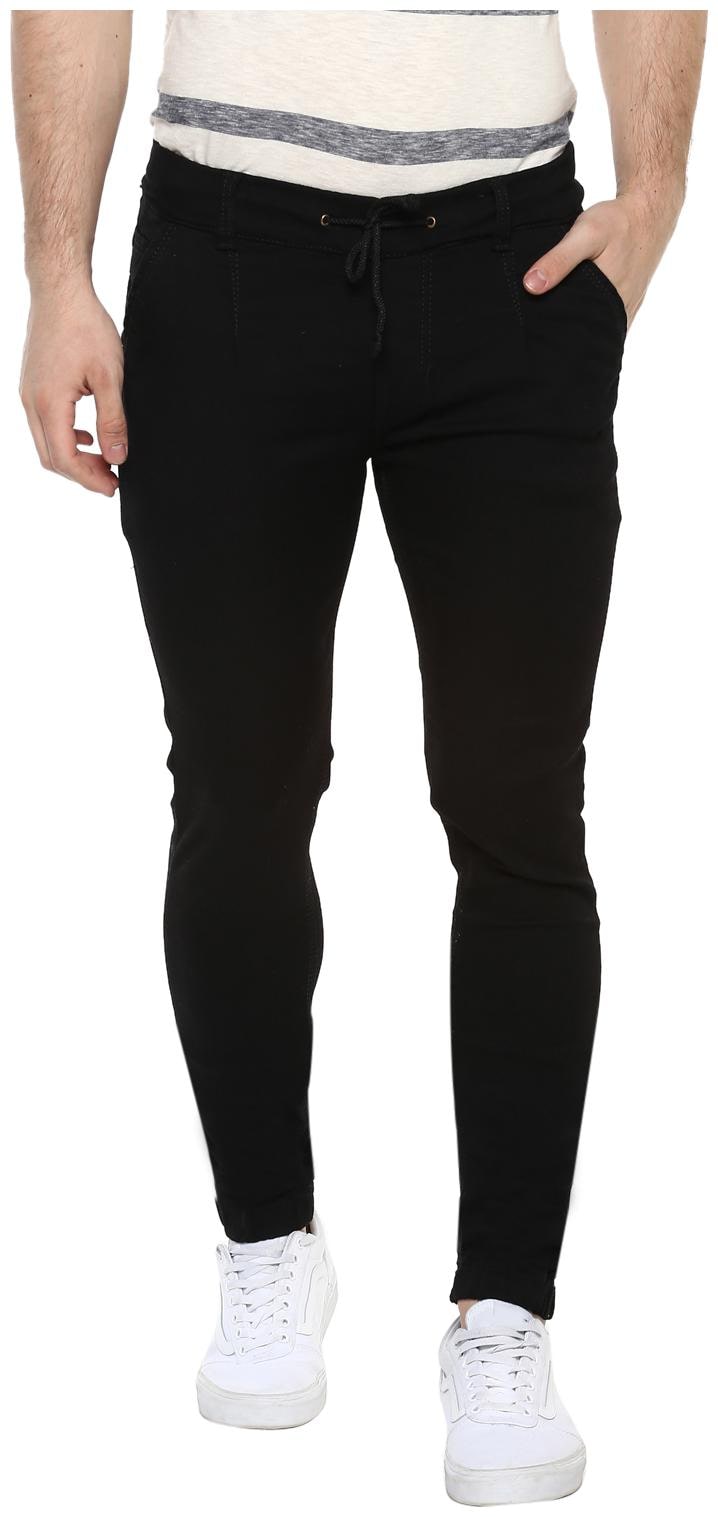 

Urbano Fashion Men Black Skinny Fit Jeans