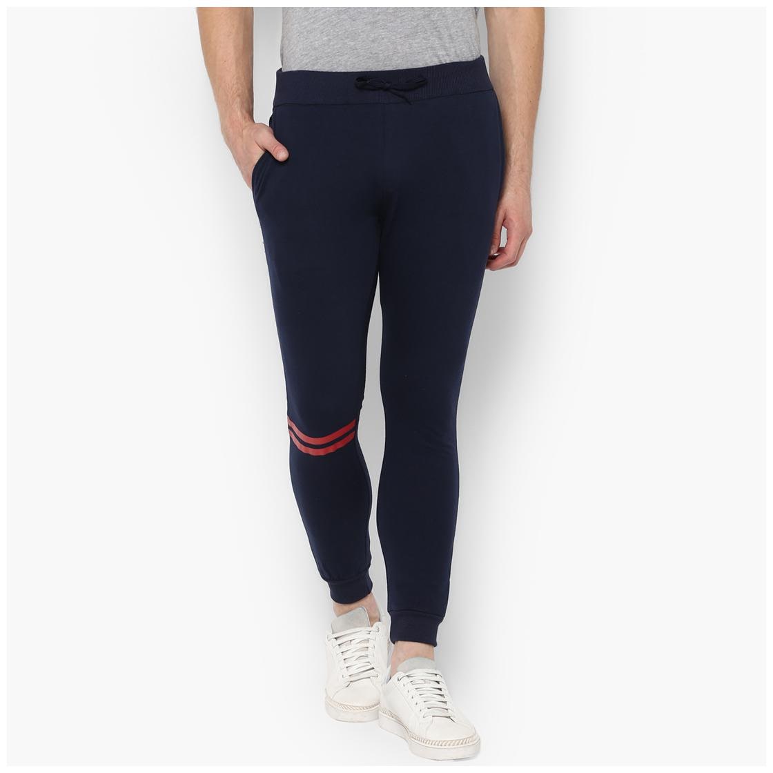 

Urbano Fashion Cotton Lightweight Men Blue Joggers