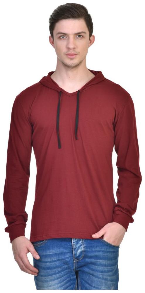 

Urbano Fashion Men Red Slim fit Cotton V neck T-Shirt - Pack Of 1