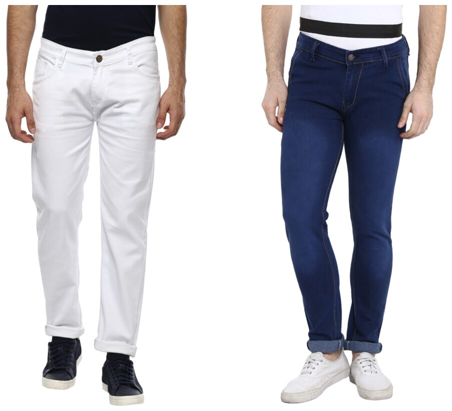 

Urbano Fashion Men Grey Slim Fit Jeans