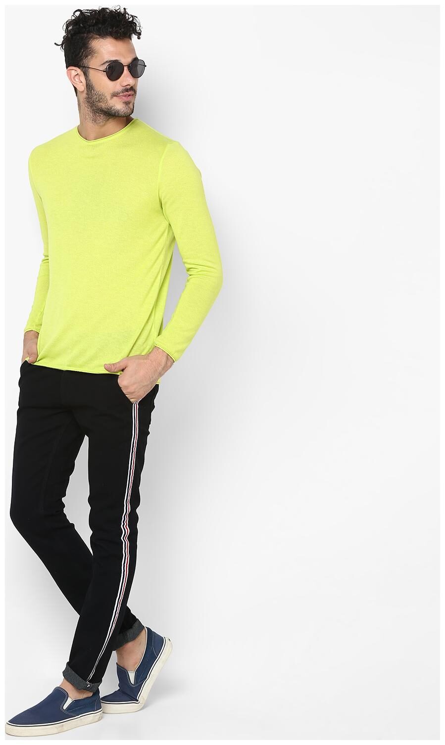 

Urbano Fashion Men Black Slim Fit Jeans
