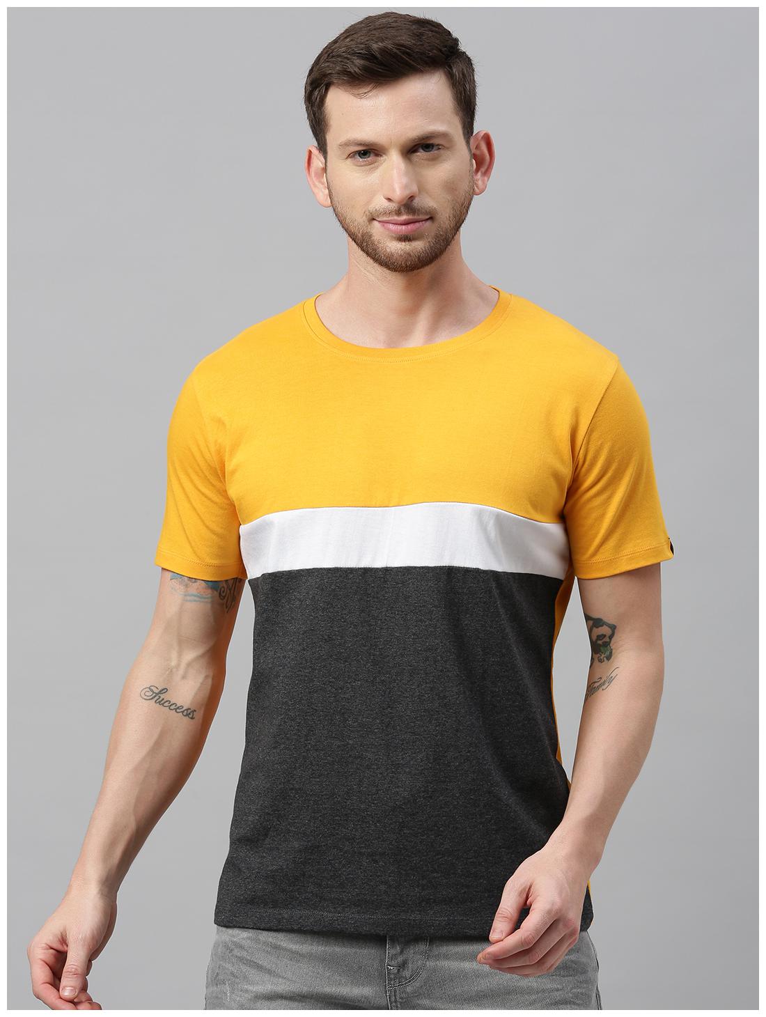 

Urbano Fashion Men Multi Slim fit Cotton Round neck T-Shirt - Pack Of 1