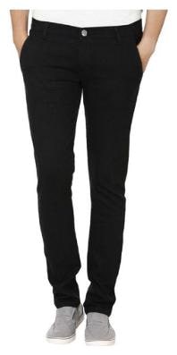 

Urbano Fashion Men Black Slim Fit Jeans