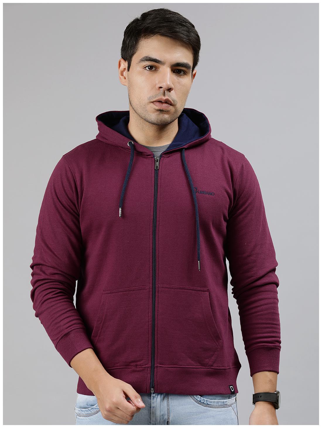 

Urbano Fashion Men Maroon Solid Sports jacket