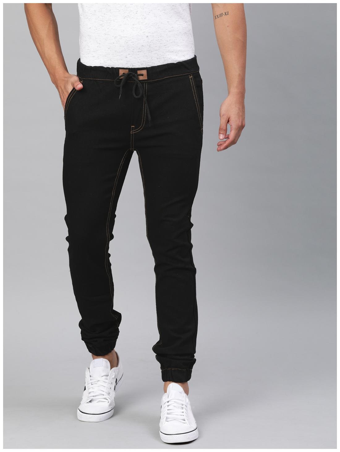 

Urbano Fashion Men Black Slim Fit Jeans