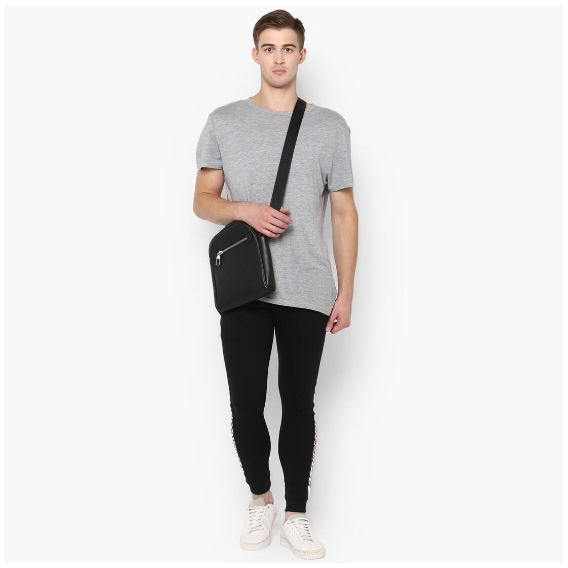 

Urbano Fashion Cotton Lightweight Men Black Joggers
