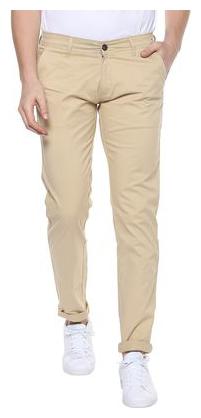 

Urbano Fashion Men Beige Solid Slim fit Chinos