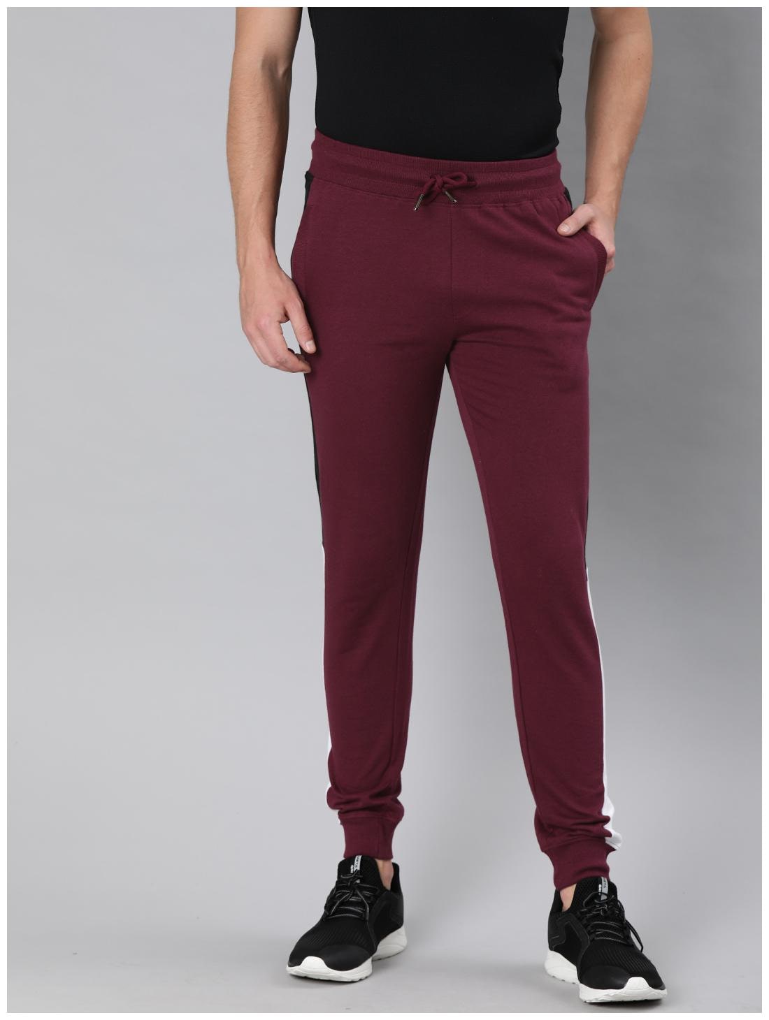 

Urbano Fashion Men Maroon Solid Slim fit Joggers