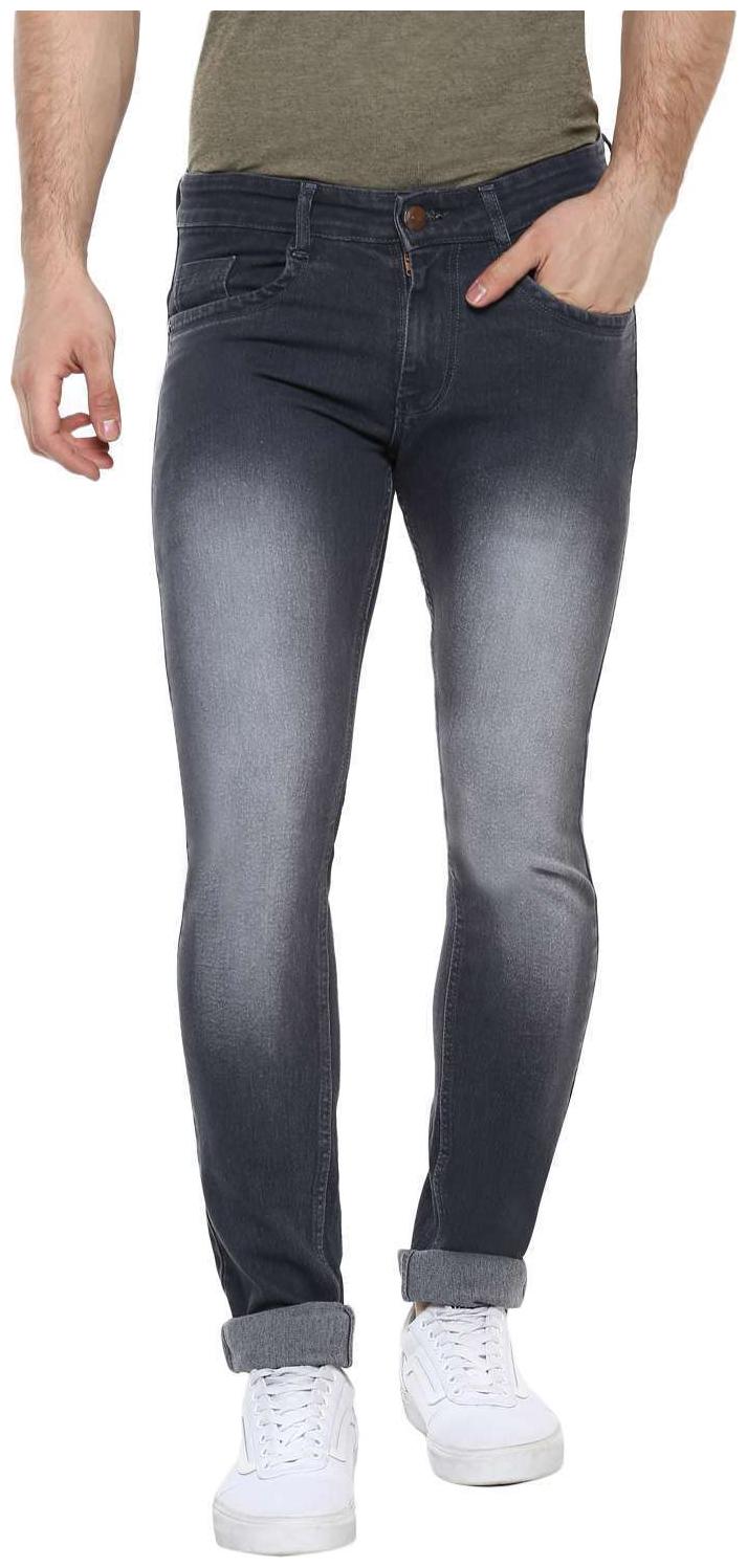 

Urbano Fashion Men Grey Skinny Fit Jeans