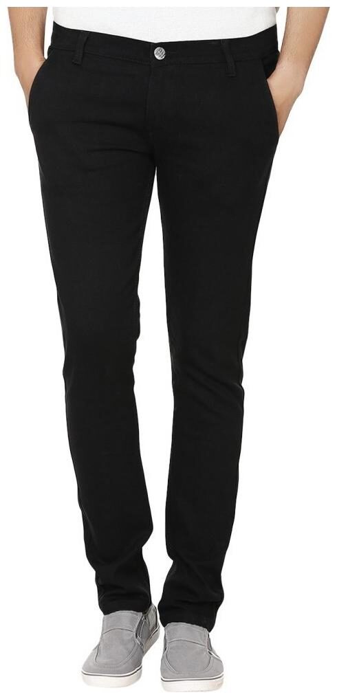 

Urbano Fashion Men Black Slim Fit Jeans