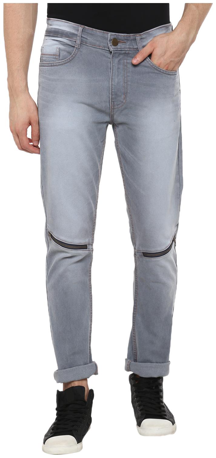 

Urbano Fashion Men Grey Slim Fit Jeans