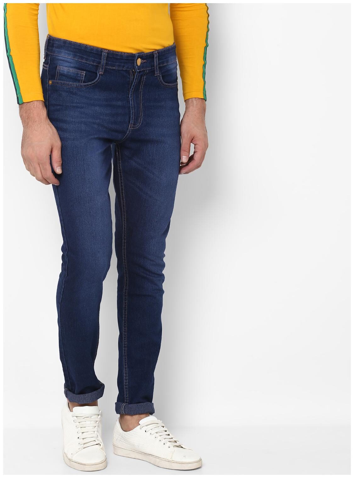 

Urbano Fashion Men Blue Slim Fit Jeans