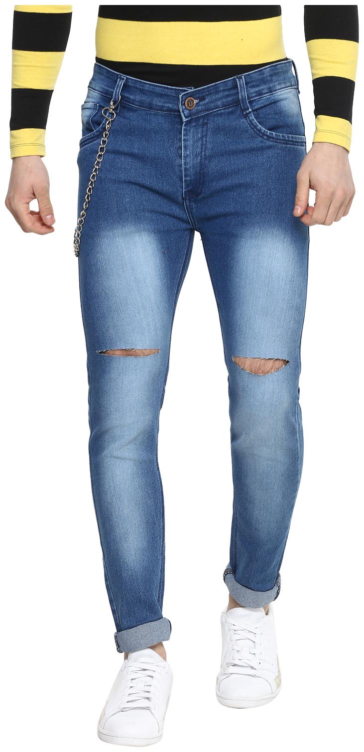 

Urbano Fashion Men Blue Slim Fit Jeans