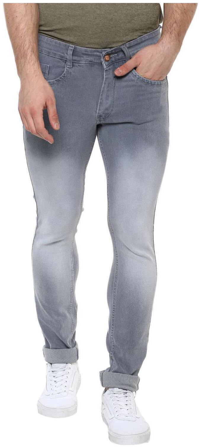 

Urbano Fashion Men Grey Slim Fit Jeans
