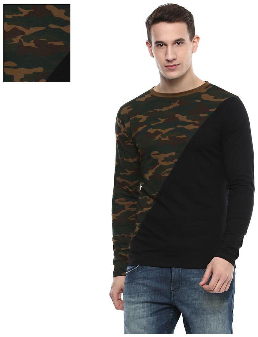 

Urbano Fashion Men Multi Slim fit Cotton Round neck T-Shirt - Pack Of 1