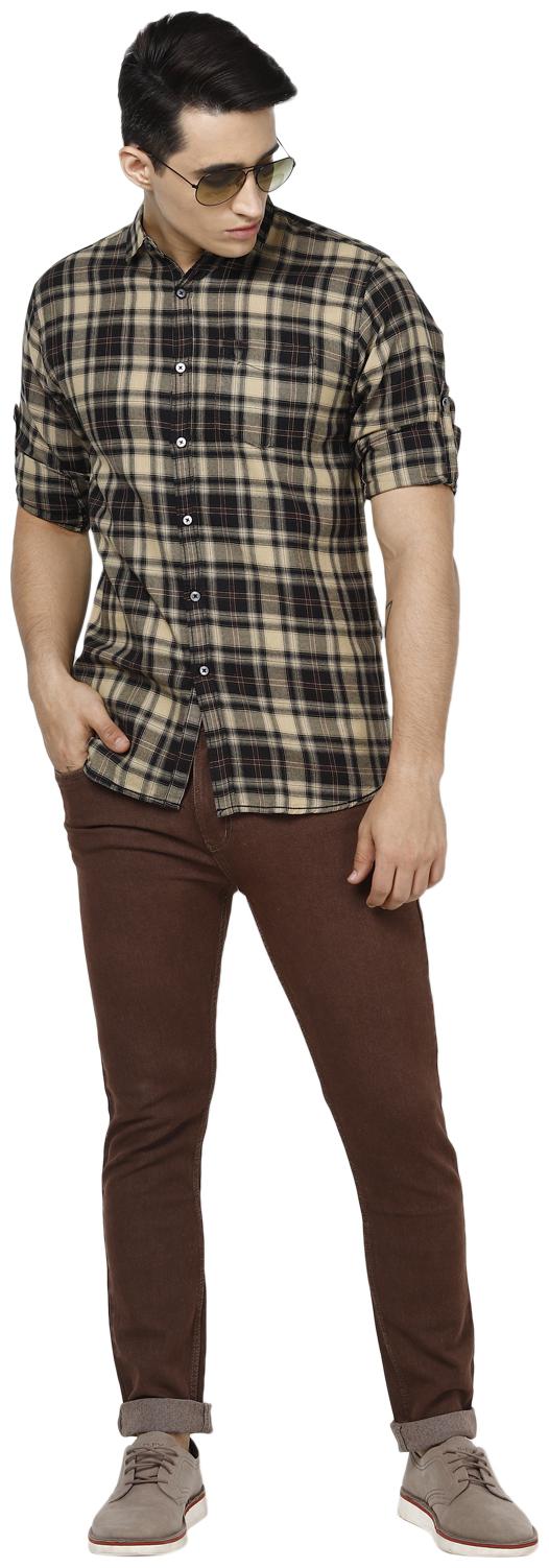

Urbano Fashion Men Brown Slim Fit Jeans