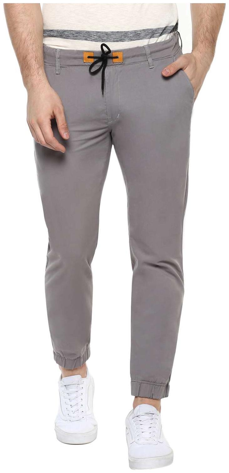 

Urbano Fashion Men Grey Solid Slim fit Joggers