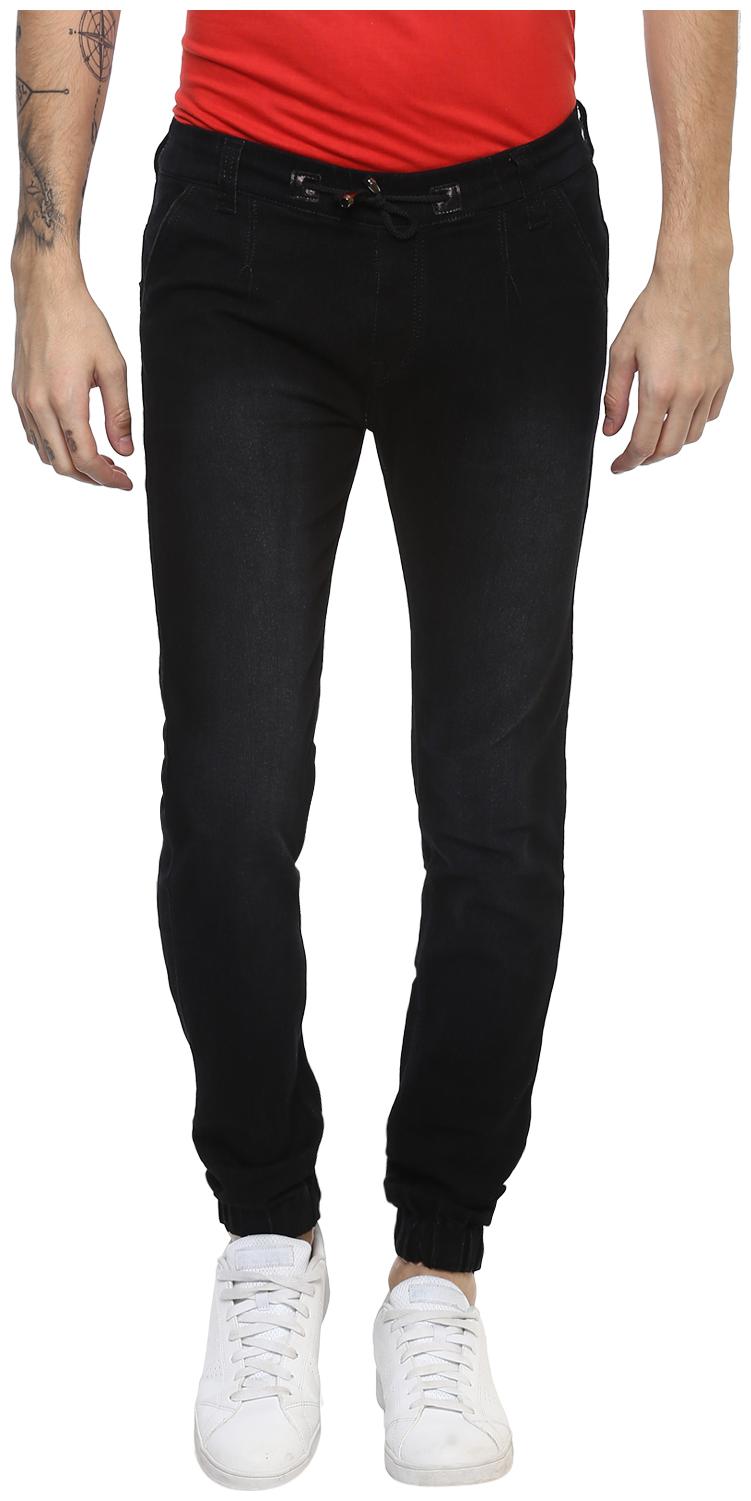 

Urbano Fashion Men Black Jogger Jeans