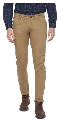 

Urbano Fashion Men Brown Solid Slim fit Chinos