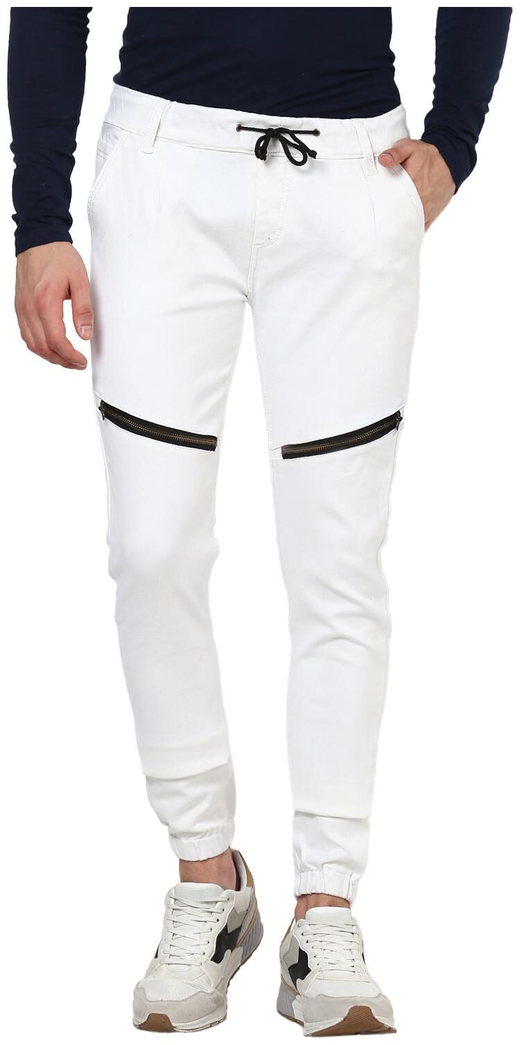 

Urbano Fashion Men White Slim Fit Jeans