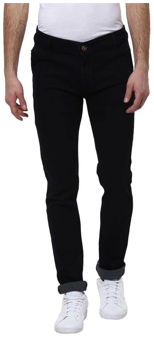 

Urbano Fashion Men Black Slim Fit Jeans