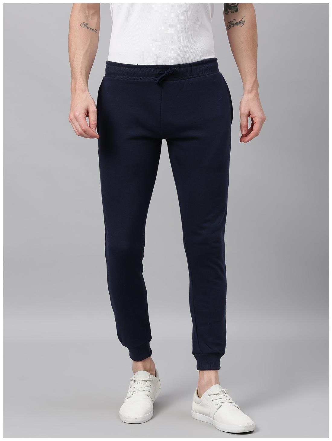 

Urbano Fashion Men Blue Solid Slim fit Joggers