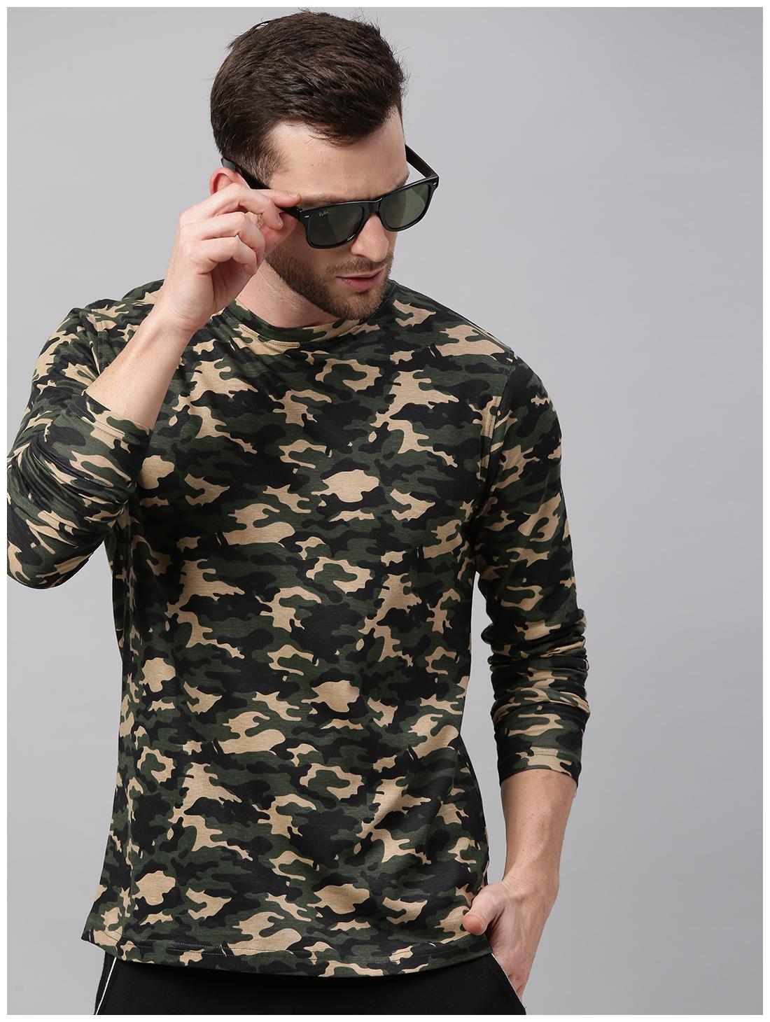 

Urbano Fashion Men Green Slim fit Cotton Round neck T-Shirt - Pack Of 1