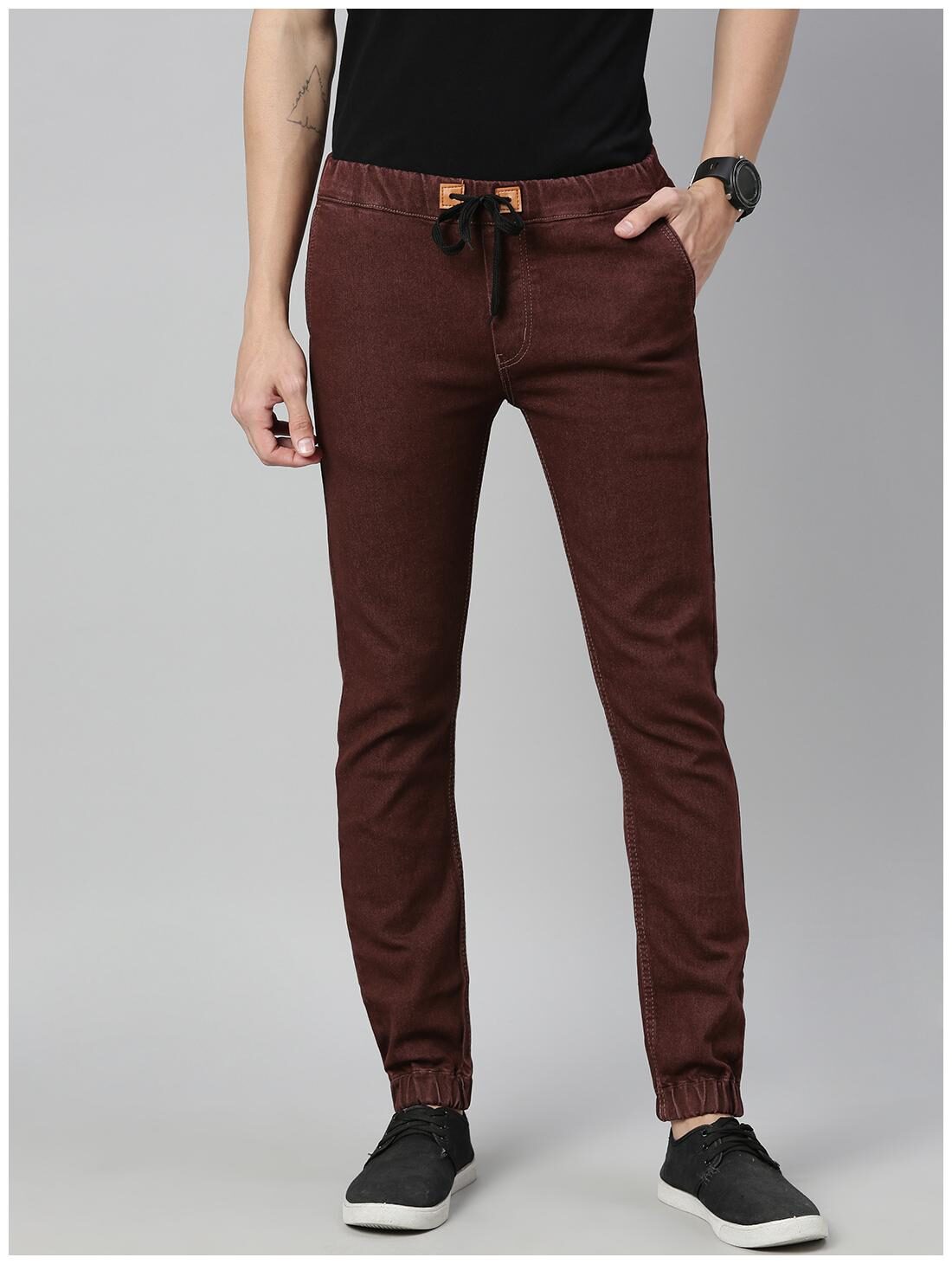 

Urbano Fashion Men Brown Slim Fit Jeans