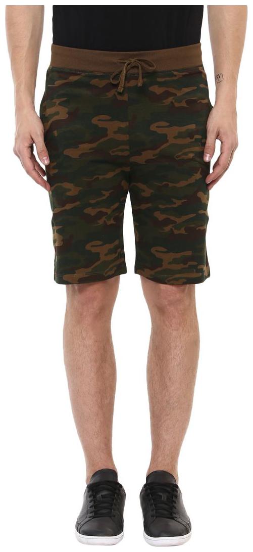 

Urbano Fashion Men Green Slim Fit Regular Shorts