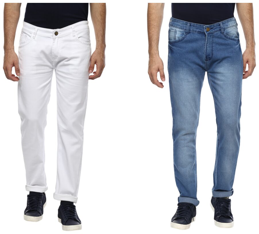 

Urbano Fashion Men Grey Slim Fit Jeans