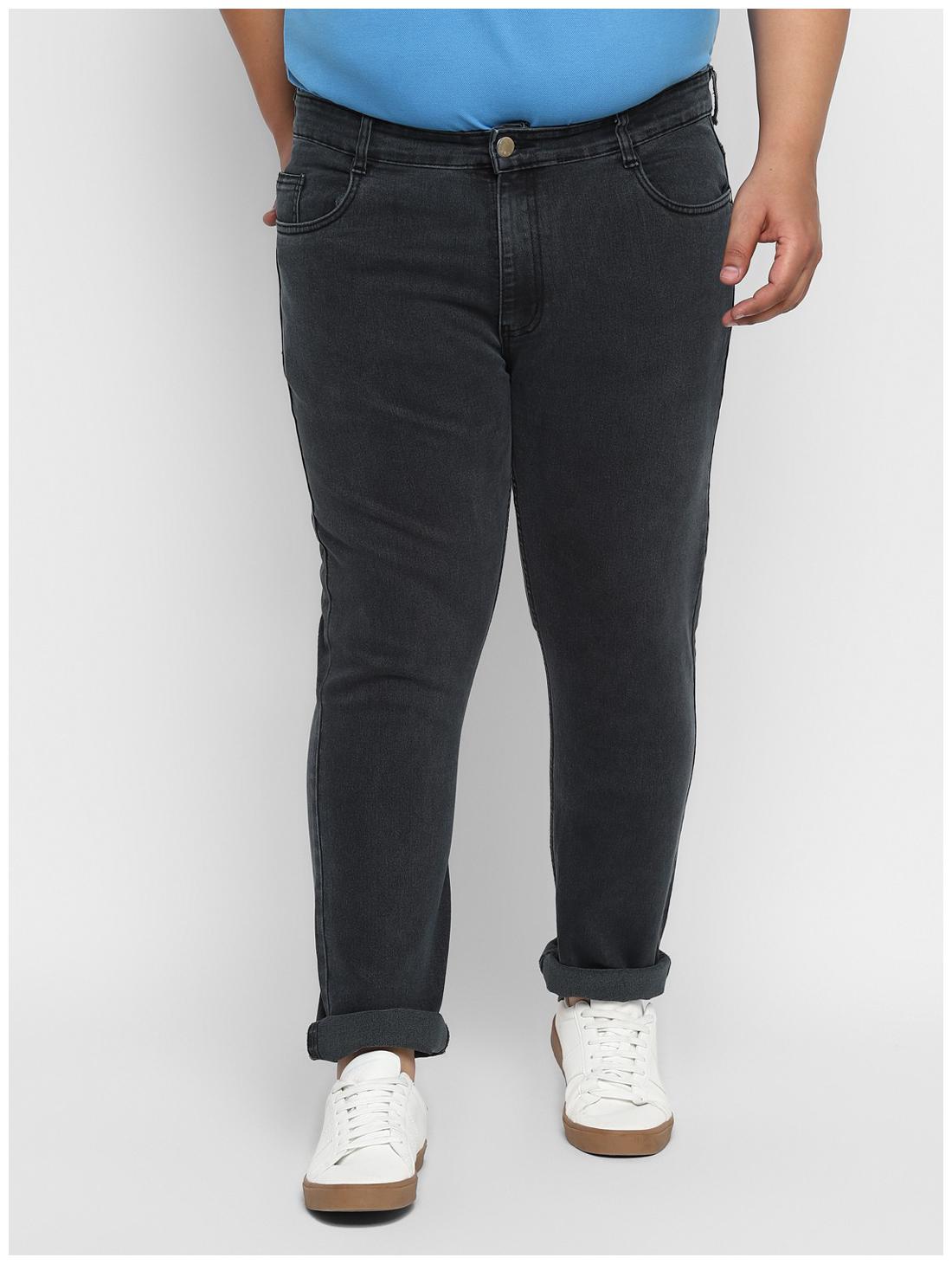 

Urbano Plus Men Grey Regular Fit Jeans