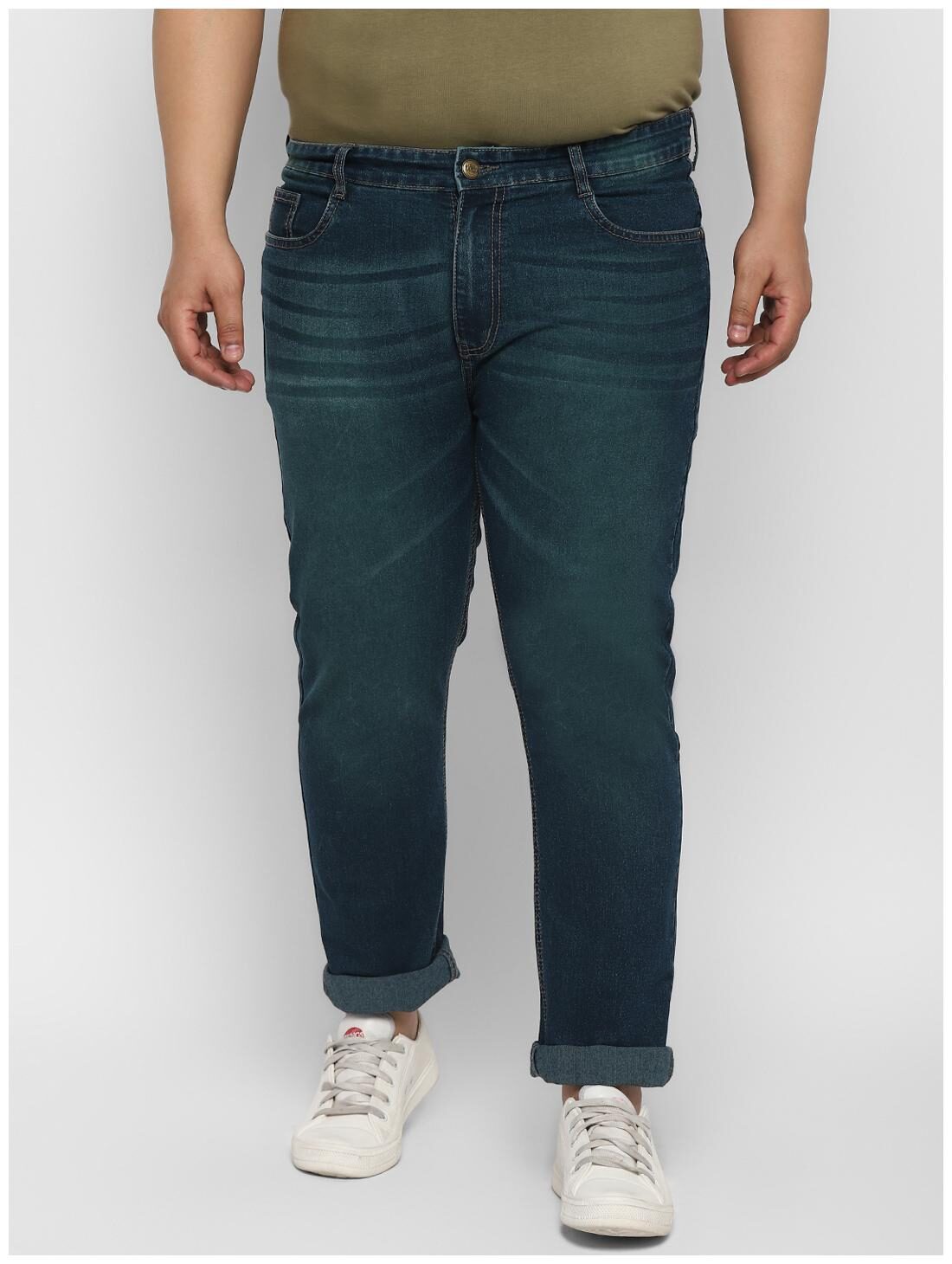 

Urbano Plus Men Green Regular Fit Jeans