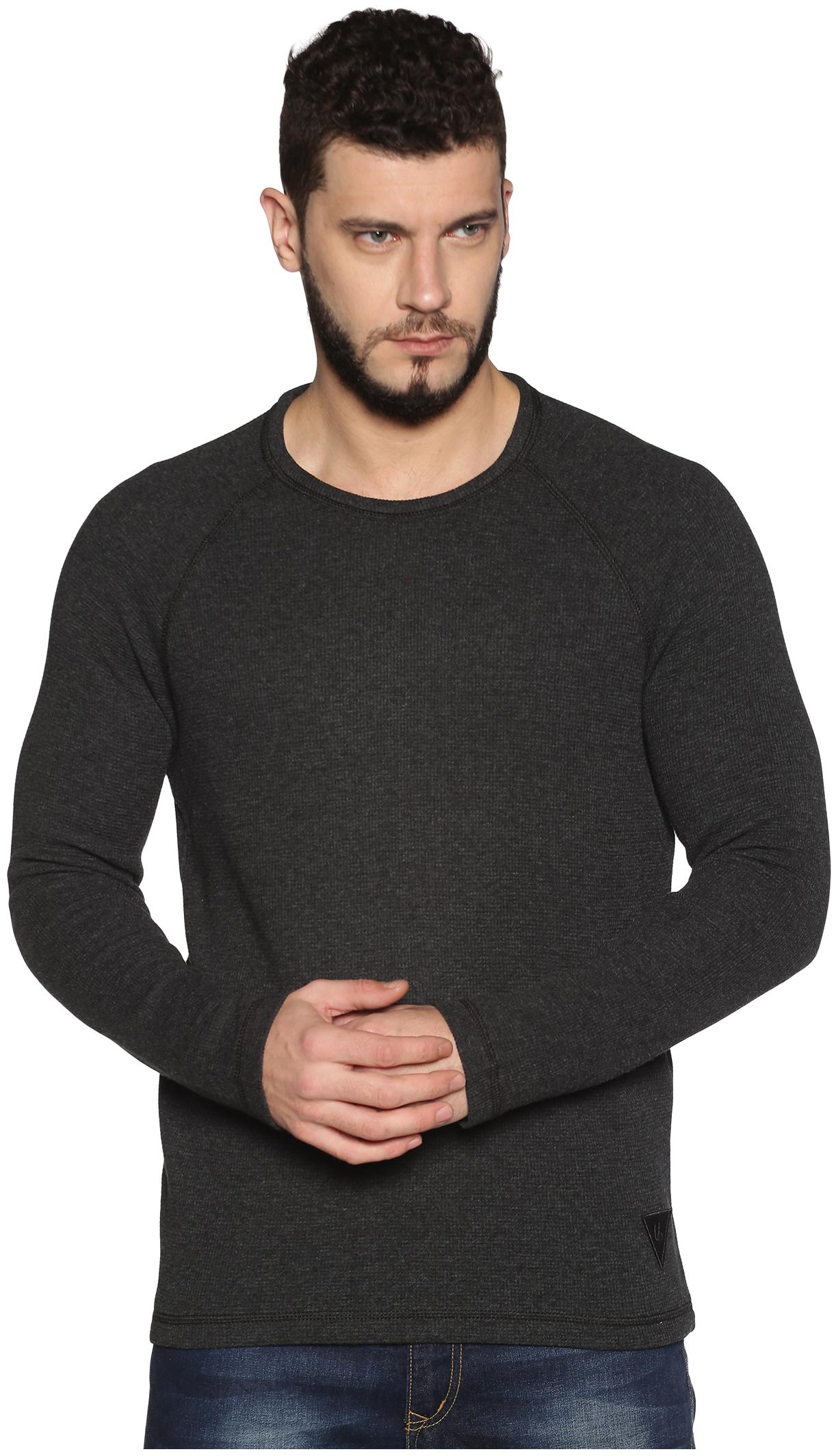 

Urgear Men Black Round neck Sweatshirt